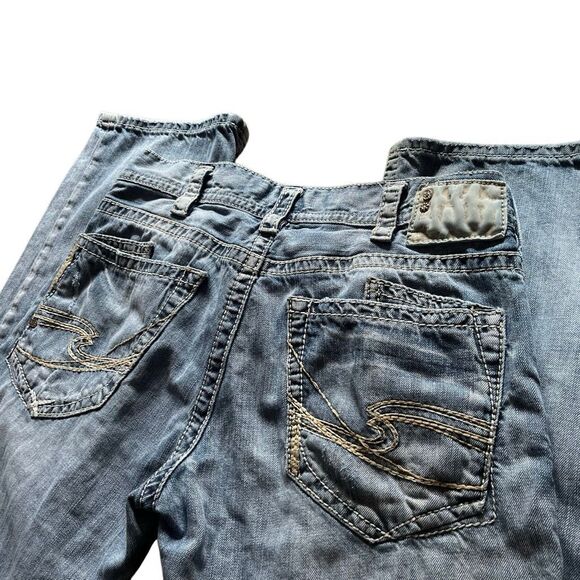 Mens Silver Zac Jeans - W34 L30 - 100% Cotton - Picture 11 of 15